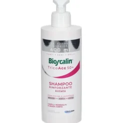 Bioscalin Tricoage 50+ Shampoo Rinforzante Ridensificante Donna 400 ml