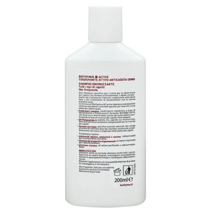 Biothymus AC Active Shampoo Uomo Energizzante 200 ml