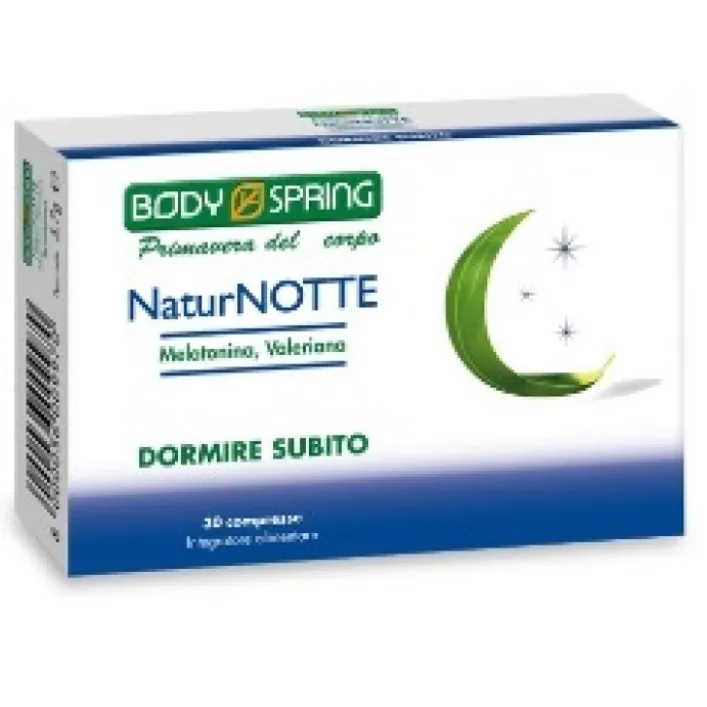 Body Spring NaturNotte 30 Compresse - Integratore Alimentare