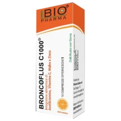 Broncoflus C1000 10 Compresse Effervescenti - Integratore Alimentare