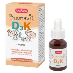 BuonaVit D3K Gocce 12 ml - Integratore Vitaminico