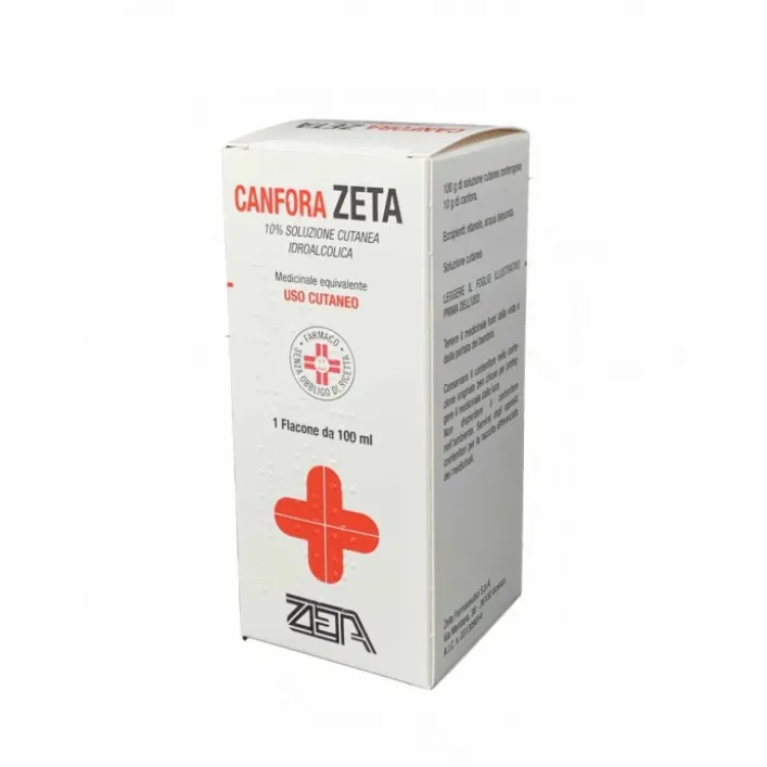Canfora Zeta 10% Soluzione Cutanea Idroalcolica 100 ml