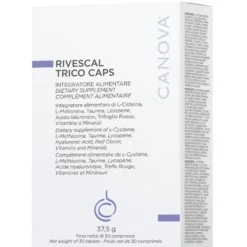 Canova Rivescal Trico Caps 30 Compresse - Integratore Capelli e Unghie