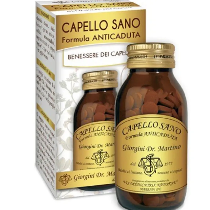 Capello Sano Formula Anti Caduta 180 Pastiglie Dr. Giorgini - Integratore Capelli e Unghie