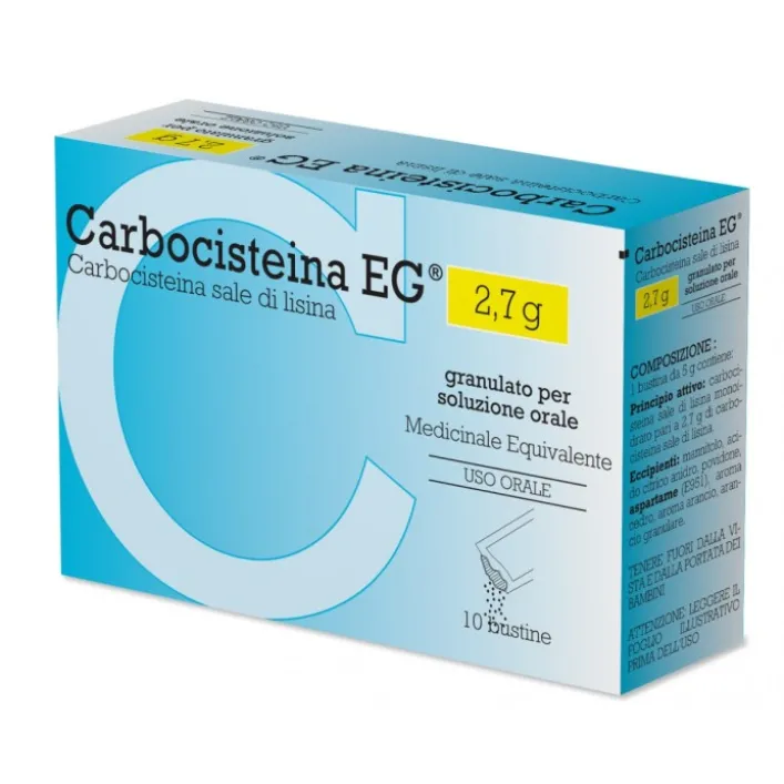 Carbociteina EG Granulato per Soluzione Orale 10 Bustine