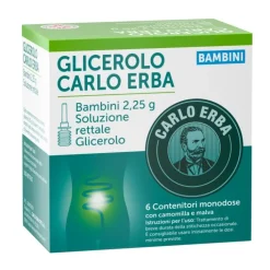 Carlo Erba Glicerolo Bambini 2,25 g 6 Contenitori