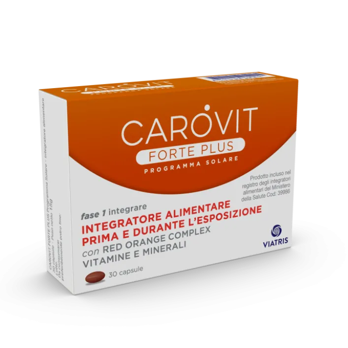 Carovit Forte Plus 30 Capsule - Integratore Preparazione al Sole