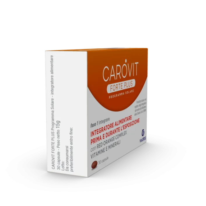 Carovit Forte Plus 30 Capsule - Integratore Preparazione al Sole