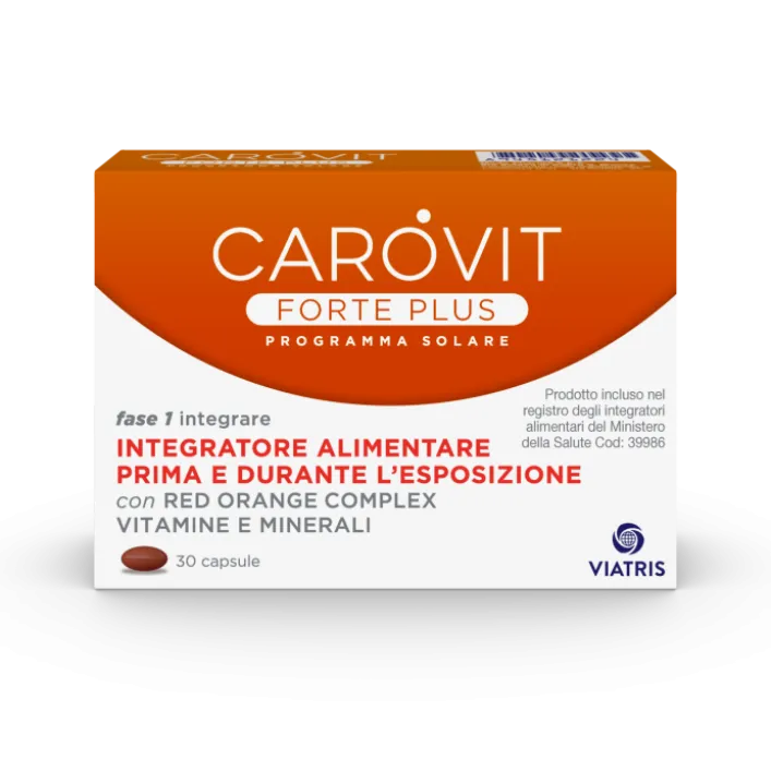 Carovit Forte Plus 30 Capsule - Integratore Preparazione al Sole