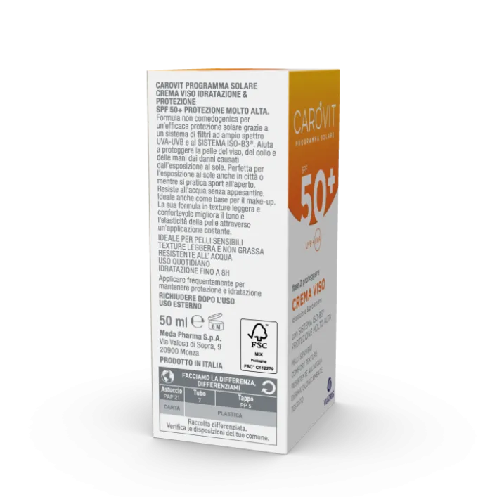 Carovit Programma Solare Crema Viso SPF 50+ 50 ml