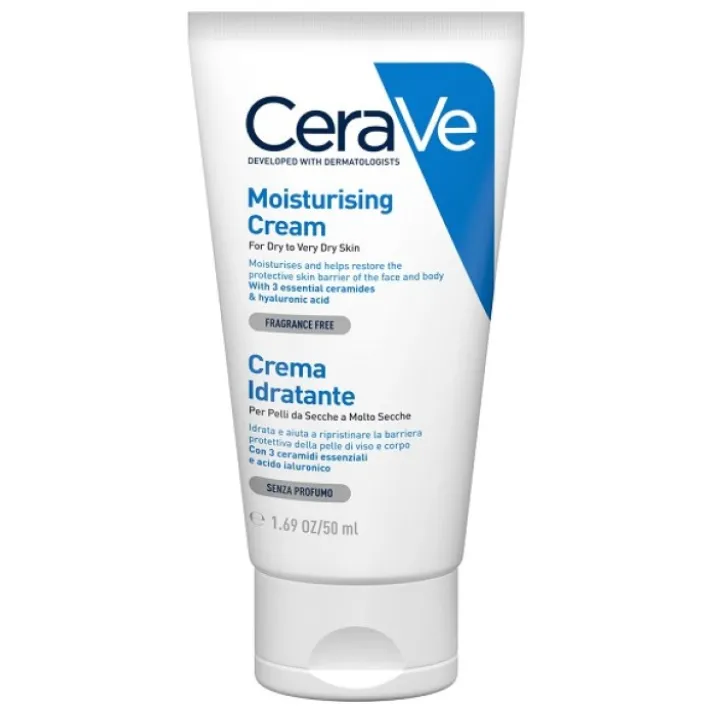 CeraVe Crema Idratante per Pelli Secche 50 ml