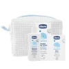 Chicco Baby Moment Gift Idea Beauty Case con Zip Azzurra Neonati 3 pezzi