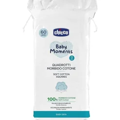 Chicco Baby Moments Quadrotti Morbido Cotone 60 Pezzi