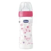Chicco Biberon Benessere con Tettarella in Silicone Girl 250 ml + 2m