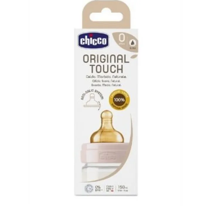 Chicco Biberon Original Touch con Tettarella in Caucciu' 150 ml Girl