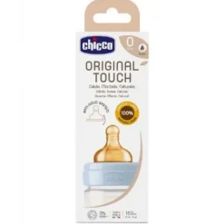 Chicco Biberon Original Touch con Tettarella in Caucciu' 150 ml Boy