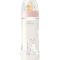 Chicco Biberon Original Touch con Tettarella in Caucciu' 330 ml Girl