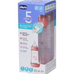 Chicco Biberon P5 Silicone Girl Rosa 240 ml