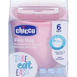Chicco Bicchiere Silicone Rosa 6M+