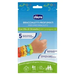 Chicco Braccialetti Profumati alla Citronella 5 Pezzi