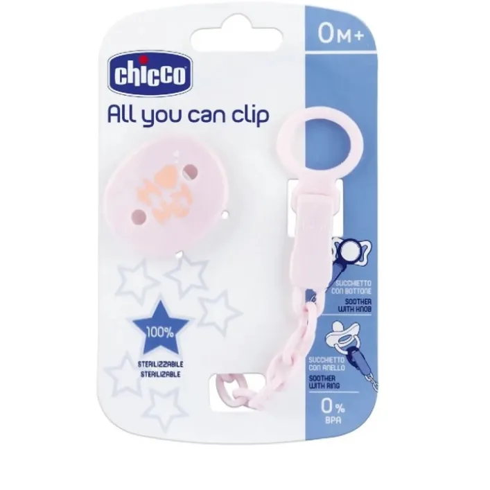 Chicco Clip Universale Rosa 0m+
