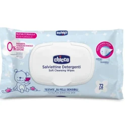 Chicco Cosmetic Salviettine Detergenti con Plaquette 72 Pezzi