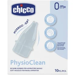 Chicco Physioclean Ricambi Aspiratore Nasale 10 Pezzi