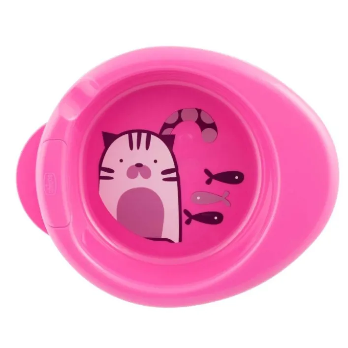 Chicco Piatto Pappacalda Rosa + 6m