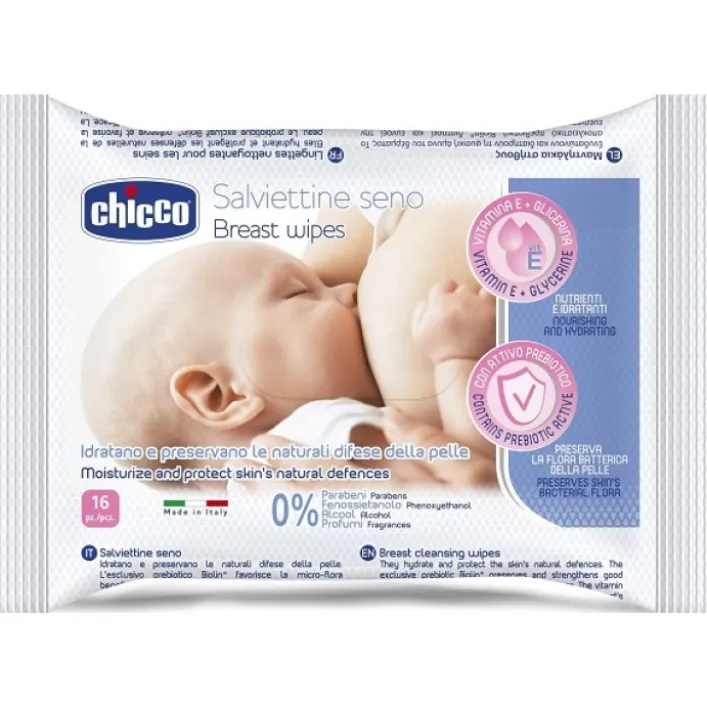 Chicco Salviette Detergenti Seno 16 pezzi