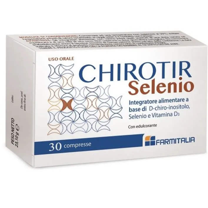 Chirotir Selenio 30 Compresse - Integratore Alimentare