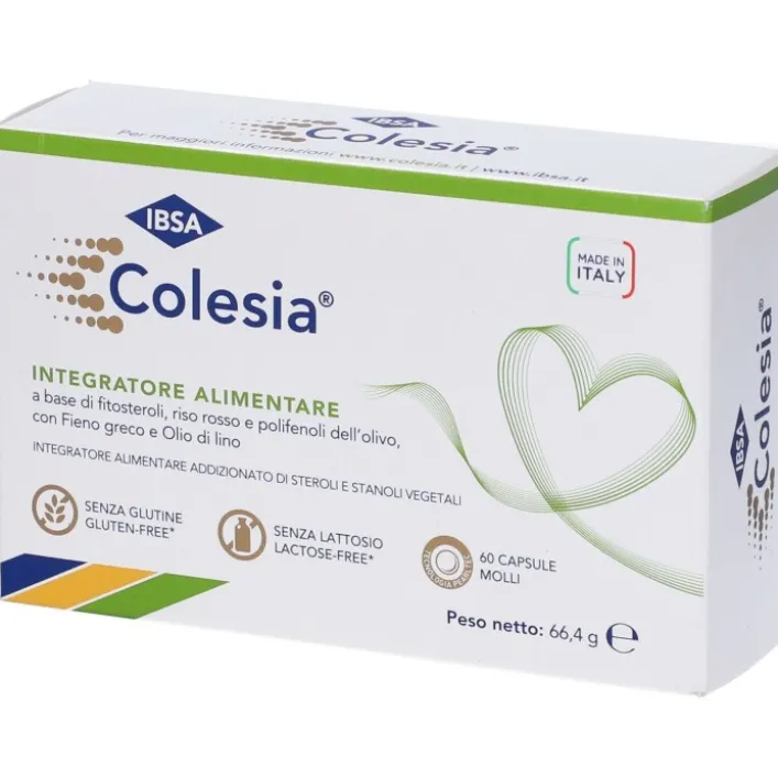 Colesia 60 capsule molli - Integratore Controllo Colesterolo