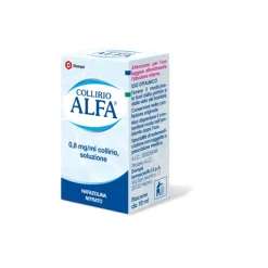 Collirio Alfa Gocce Oculari 0,8mg/ ml 10 ml