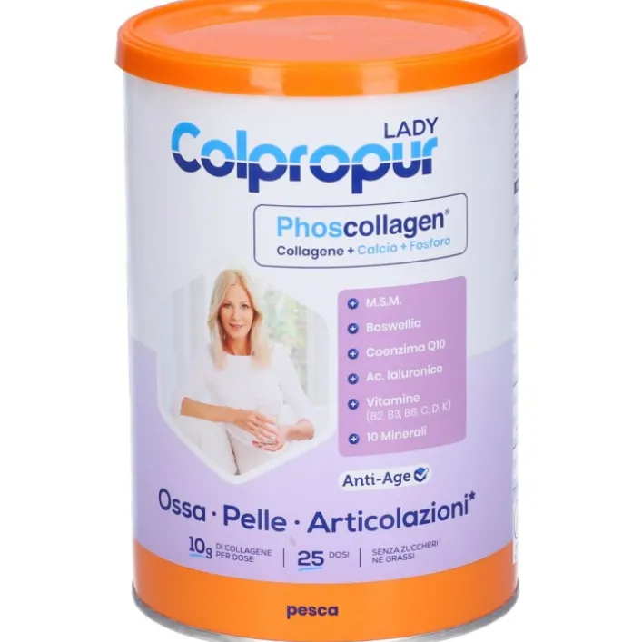 Colpropur Lady Pesca 340 grammi - Integratore Benessere Pelle Ossa e Articolazioni