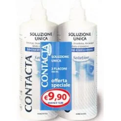 Contacta Soluzione Unica Isotonica Lenti a Contatto 2 x 360 ml