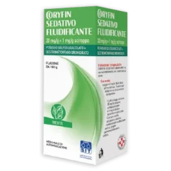Coryfin Sedativo Fluidificante Sciroppo 20 mg + 1 mg Tosse Secca 180 grammi