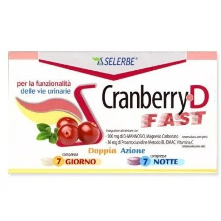 Cranberry D Fast 7 + 7 Compresse - Integratore Alimentare