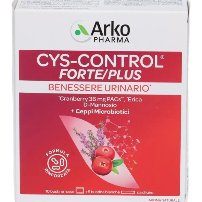Cys-Control Forte Plus 15 Bustine - Integratore Benessere Urinario
