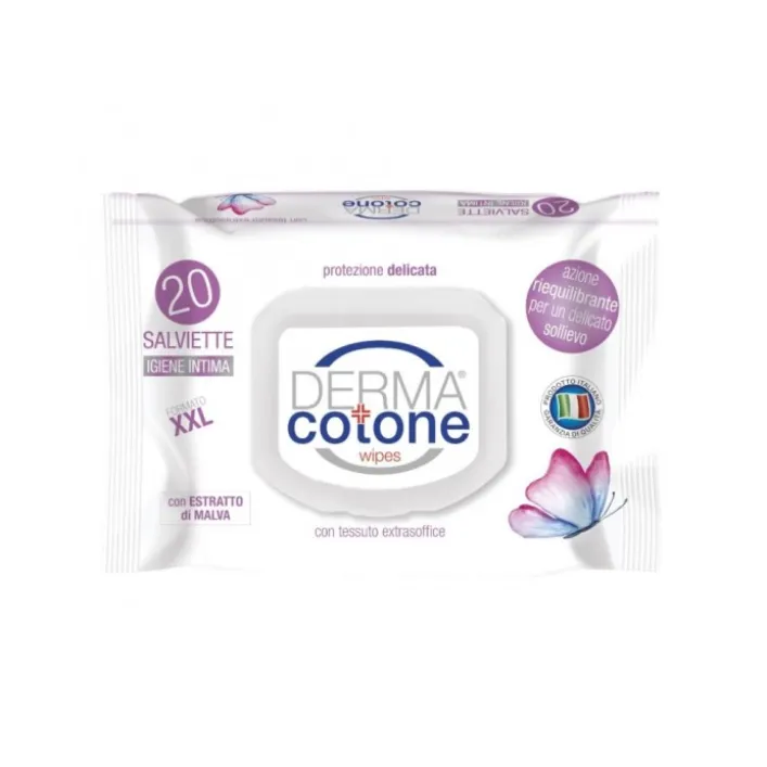 Dermacotone Salviettine Intime Delicate 20 pezzi