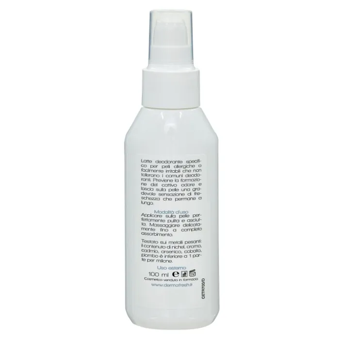 Dermafresh Alfa Deodorante Latte Spray per Pelle Allergica 100 ml