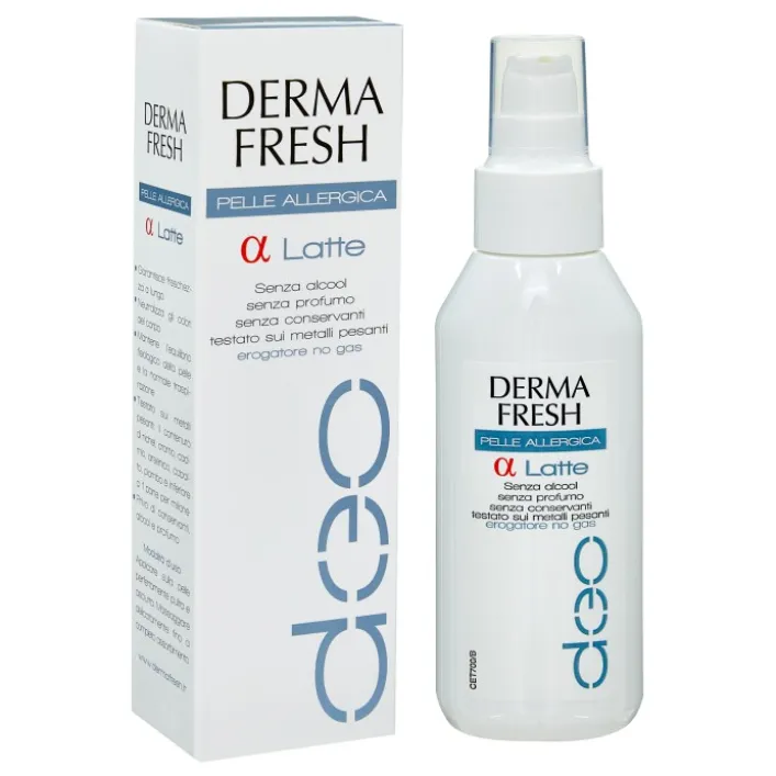 Dermafresh Alfa Deodorante Latte Spray per Pelle Allergica 100 ml