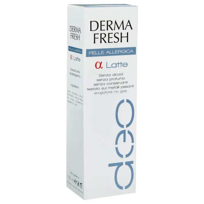 Dermafresh Alfa Deodorante Latte Spray per Pelle Allergica 100 ml