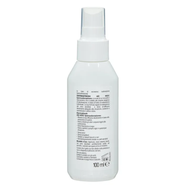 Dermafresh Deodorante AdHoc Spray per l'Ipersudorazione 100 ml