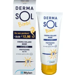 Dermasol BimbiSPF 30 Crema Solare Bebe' 3-12 Mesi 75 ml
