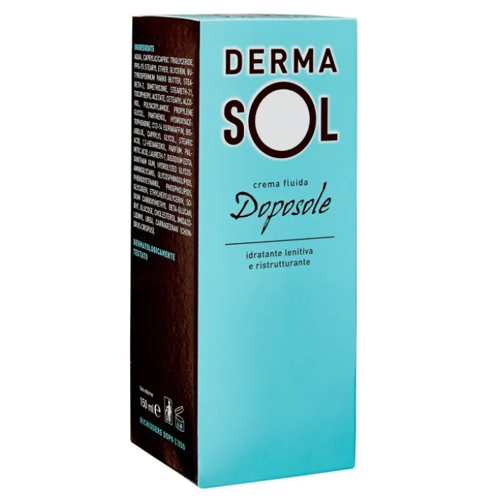 Dermasol Solare Crema Fluida Doposole 150 ml
