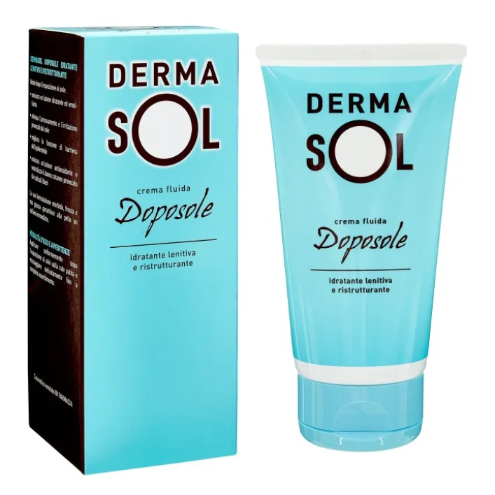Dermasol Solare Crema Fluida Doposole 150 ml