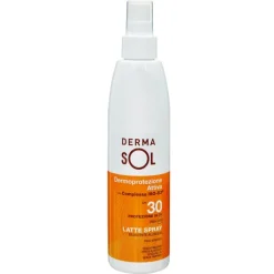 Dermasol Solare Latte Spray Corpo SPF 30 200 ml
