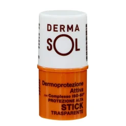 Dermasol Solare Stick Zone Sensibili Trasparente 4 ml