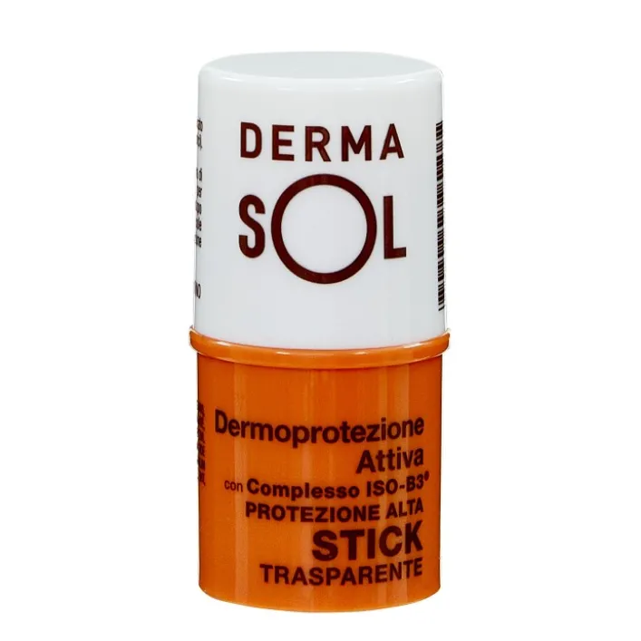 Dermasol Solare Stick Zone Sensibili Trasparente 4 ml