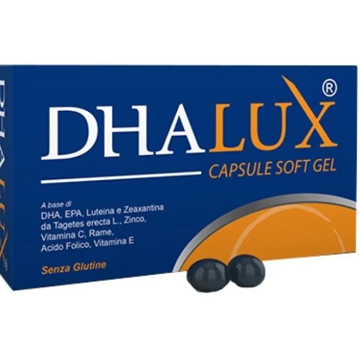 Dhalux 30 Capsule Molli - Integratore Vista