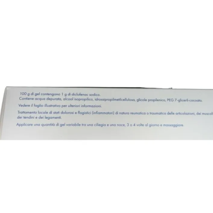 Diclofenac Sandoz 1% Gel 100 g - Farmaco Antinfiammatorio
